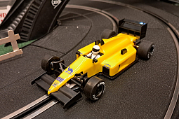 Slotcars66 Formula 86/89 1/32nd scale NSR slot car yellow test car 
